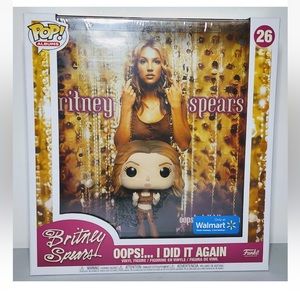 Britney Spears Funko Pop Music Albums Oops I Did It Again Walmart Exclusive